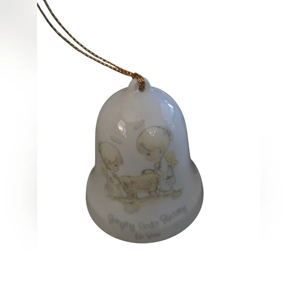 Precious Moments Porcelain Figurines Lot Of 5 1983-1989 - Picture 10 of 16